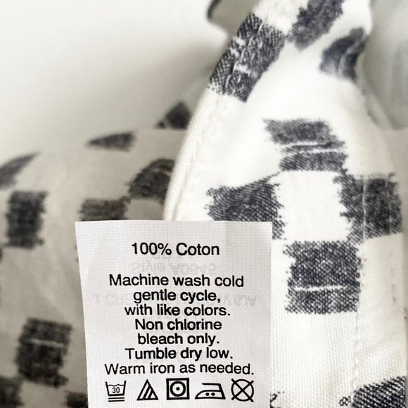 Madewell Checkered Deck Shorts in Crosshatch Ikat - Picture 7 of 7